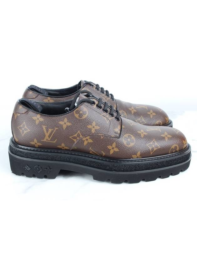 LV Black Ice Monogram Derby Shoes 6 5 255 - LOUIS VUITTON - BALAAN 6