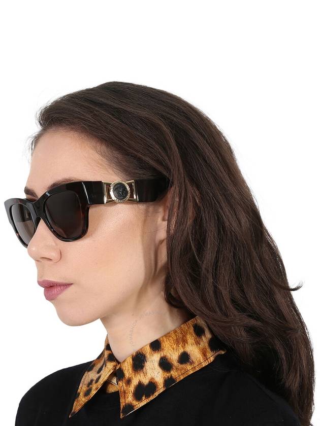 Versace Brown Cat Eye Ladies Sunglasses VE4415U 108/3 52 - VERSACE - BALAAN 2