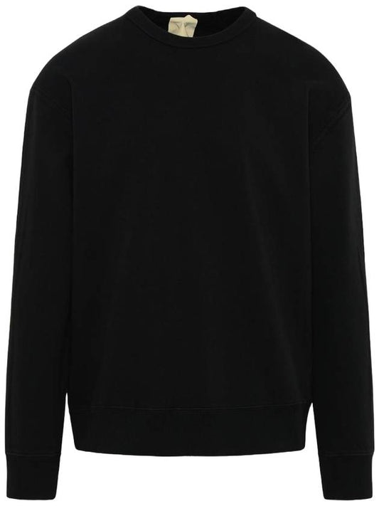 Pocket Back Logo Crew Neck Sweatshirt Black - TEN C - BALAAN 1