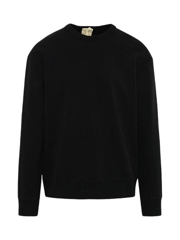 Men's Felpa Chiusa Girocollo Sweatshirt Black - TEN C - BALAAN 1