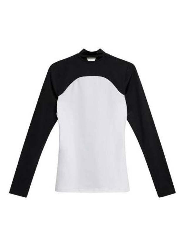 Thabisa Mockneck Long Sleeve T-Shirt Black - J.LINDEBERG - BALAAN 3