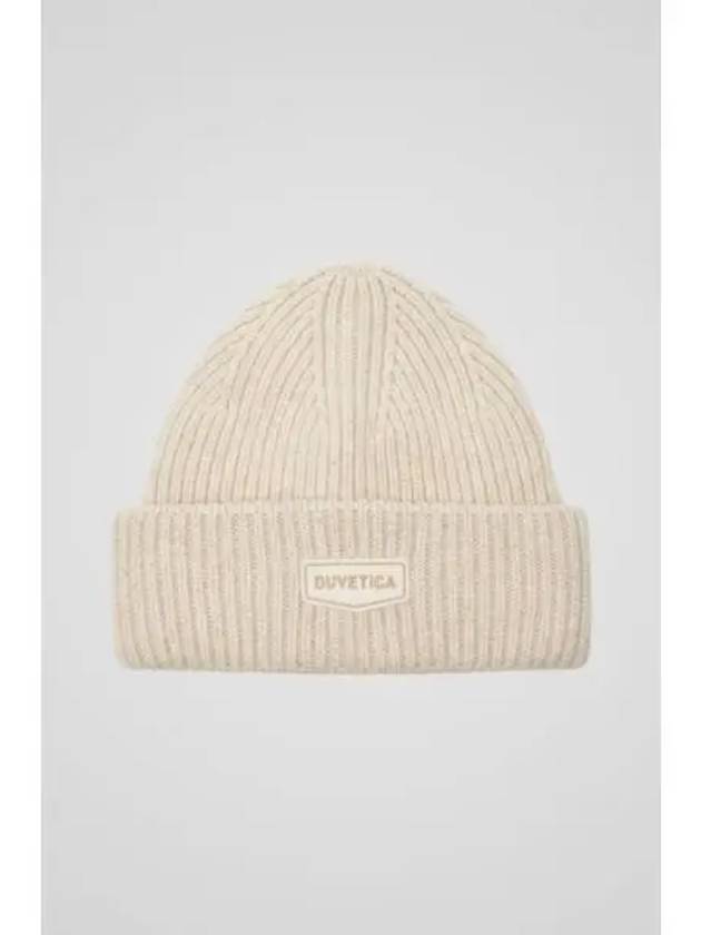 Sakero melange beige beanie - DUVETICA - BALAAN 1