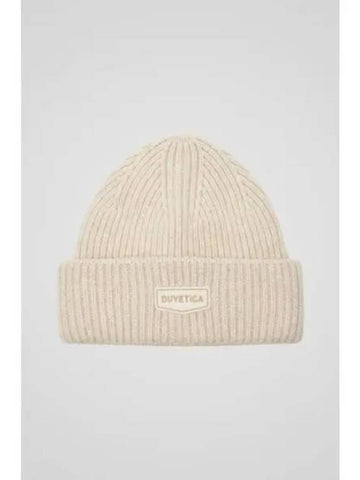 Sakero melange beige beanie - DUVETICA - BALAAN 1