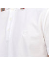 Cotton Polo Shirt White - BURBERRY - BALAAN 7