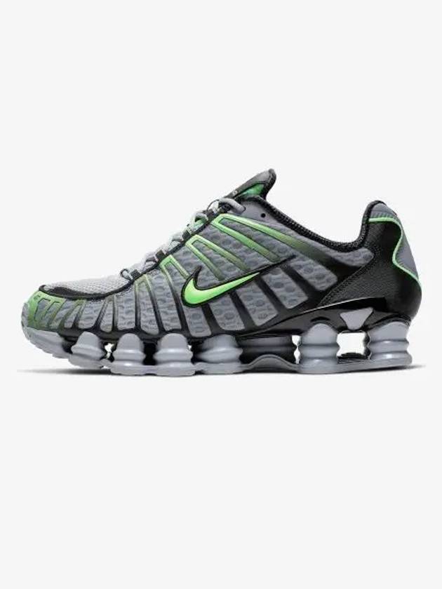 Shox TL Low Top Sneakers Lime Wolf Grey - NIKE - BALAAN 2