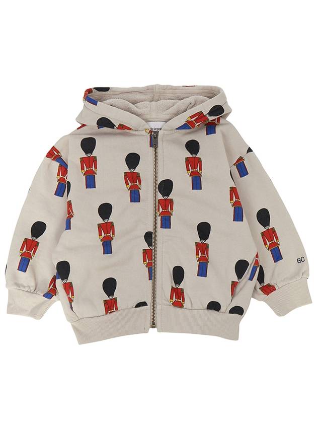 Kids brushed hooded zip up B224AC063 231 - BOBO CHOSES - BALAAN 1