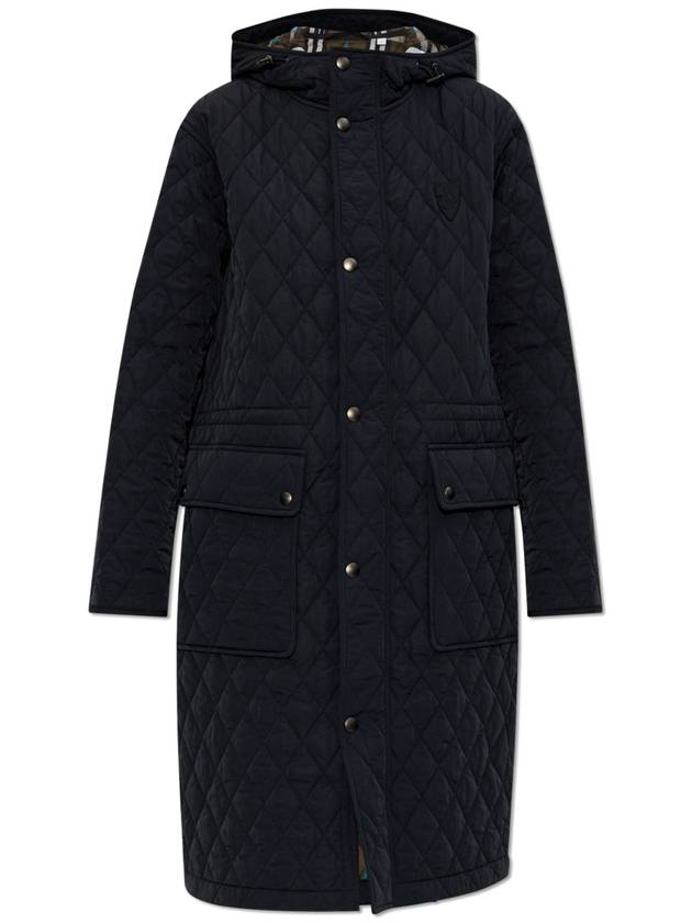 Appliquéd B Shield Quilted Parka Black - BURBERRY - BALAAN 2