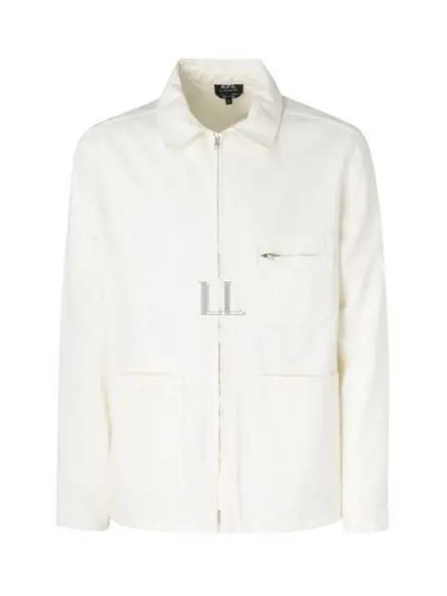 Connor Blouson Denim Jacket White - A.P.C. - BALAAN 2