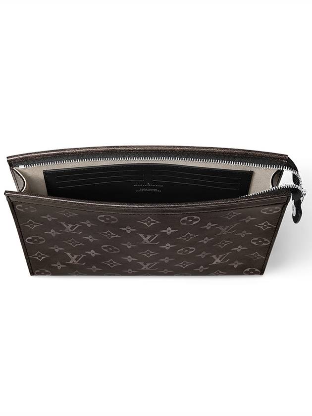 Louis Vuitton Pochette Voyage Mm Hautere Cuir Monogram Clutch Bag Black - LOUIS VUITTON - BALAAN 4