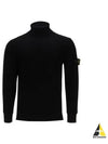 Wappen Patch Wool Turtleneck Black - STONE ISLAND - BALAAN 2