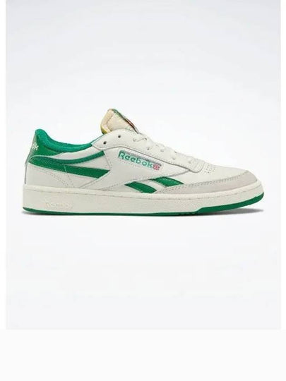 Club C Revenge Vintage Low Top Sneakers Green - REEBOK - BALAAN 2