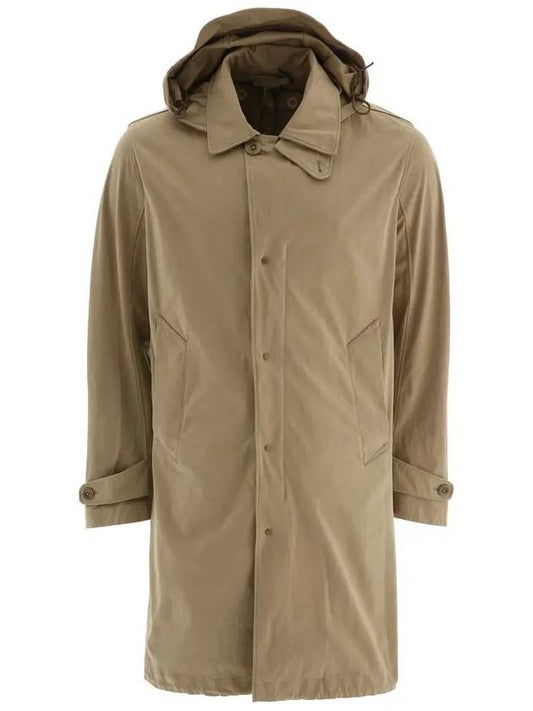 Men's Rider Parka Hooded Jacket Beige - TEN C - BALAAN 2