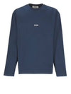 Micro Logo Long Sleeve T-Shirt Navy - MSGM - BALAAN 2