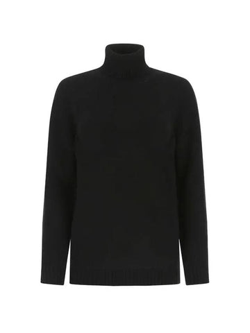 Women's Cashmere Turtleneck Black - PRADA - BALAAN 1