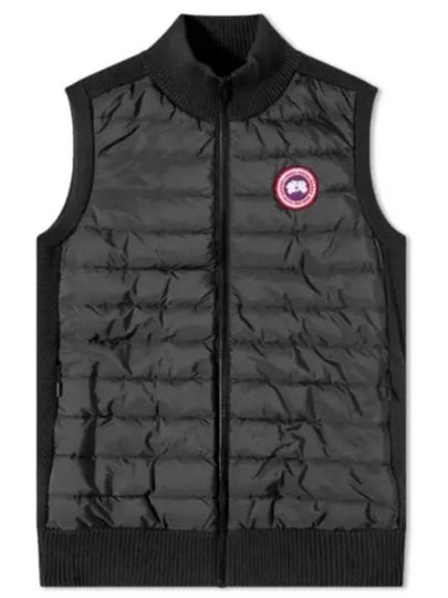 Hybrdige Slim Fit Merino Wool Padded Vest Black - CANADA GOOSE - BALAAN 2