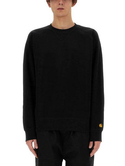 Chase Crew Neck Sweatshirt Black - CARHARTT WIP - BALAAN 2