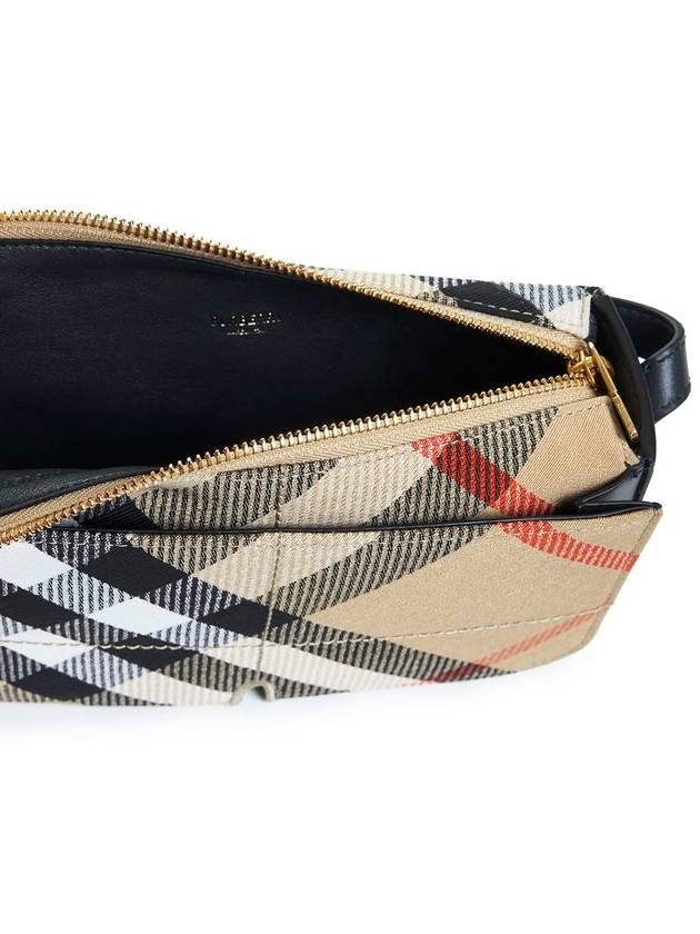 Snip Check Cross Bag Sand - BURBERRY - BALAAN 5