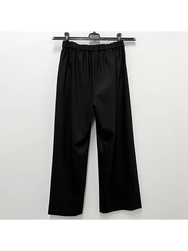 Floria Virgin Wool Track Pants Black - MAX MARA - BALAAN 3