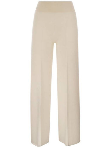 TWIST - Cashmere wide-leg trousers - VANISE - BALAAN 1