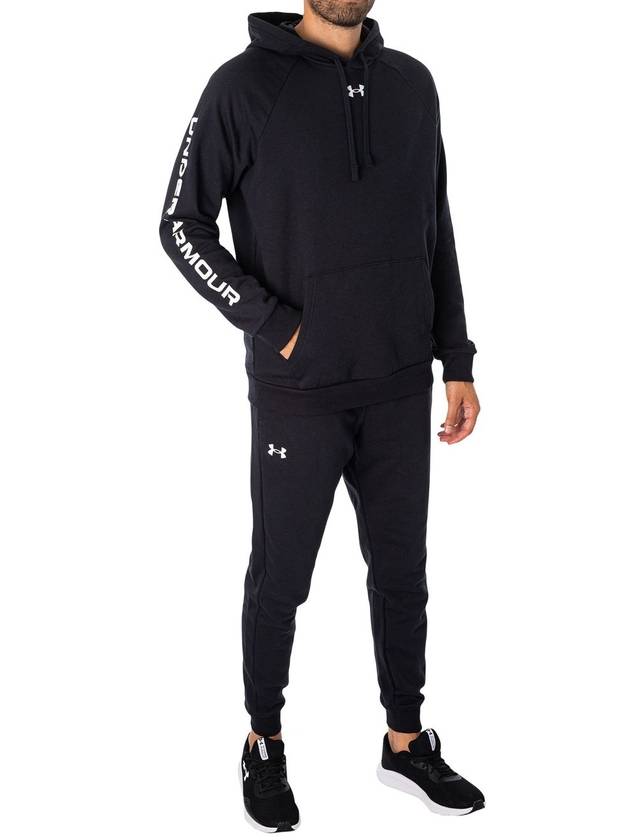 Men's UA Rival Fleece Suit Black - UNDER ARMOUR - BALAAN 2