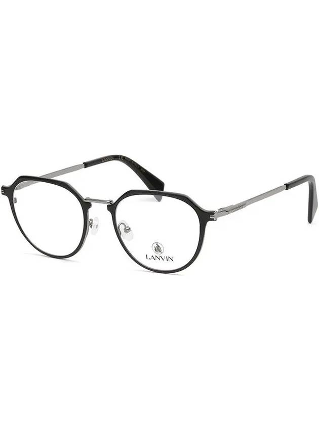 Glasses Frame LNV2113 001 Metal Round Men Women Fashion - LANVIN - BALAAN 7