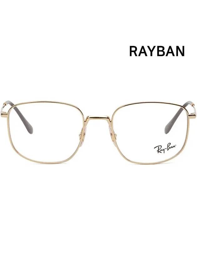 Glasses frame RB6457 2500 gold metal light gold frame - RAY-BAN - BALAAN 3