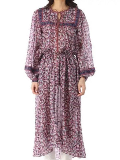 Greila Long Dress Purple - ISABEL MARANT - BALAAN 2