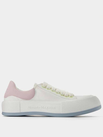Deck Plimsoll Low Top Sneakers White - ALEXANDER MCQUEEN - BALAAN 2
