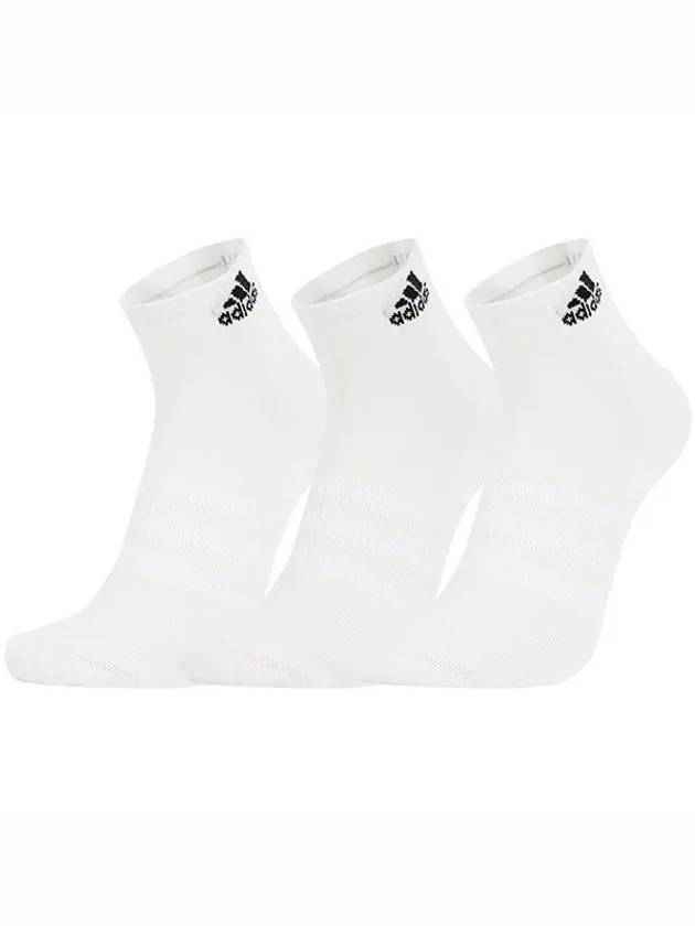 Cushion Ankle Socks 3 Pairs White - ADIDAS - BALAAN 2