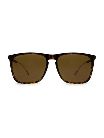 Eyewear Square Sunglasses Havana Brown - GUCCI - BALAAN 1