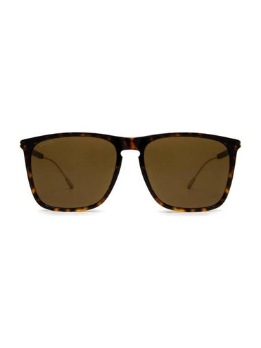 Eyewear Square Sunglasses Havana Brown - GUCCI - BALAAN 1