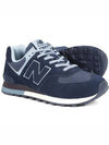 574 Lace Up Low Top Sneakers Blue - NEW BALANCE - BALAAN 3