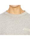 Shard Logo Print Sweatshirt Grey - ISABEL MARANT - BALAAN 9