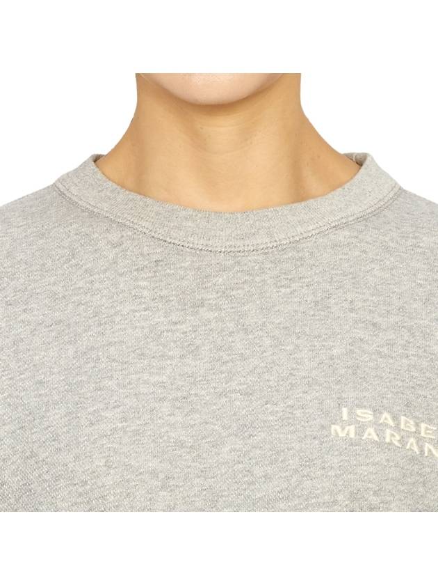 Shard Logo Print Sweatshirt Grey - ISABEL MARANT - BALAAN 9