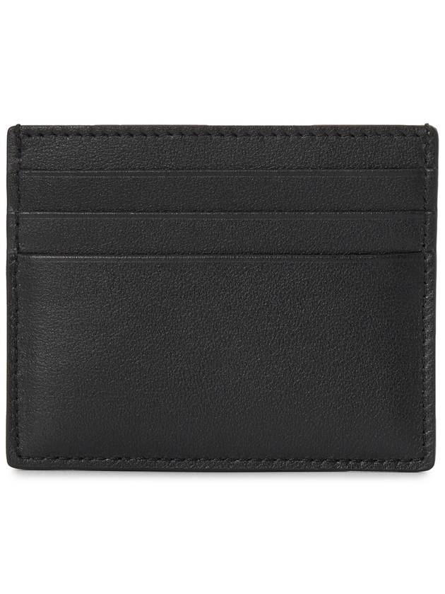 V Logo Signature Card Wallet Black - VALENTINO - BALAAN 3