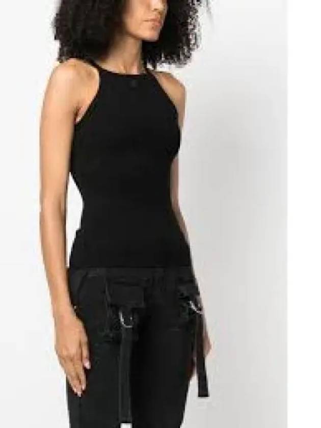 Women's Square Knit Sleeveless Black - COURREGES - BALAAN 2