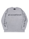 BBD Crushed Faith Pigment Long T Shirt Gray - BLACKBLOND - BALAAN 3