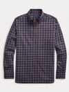 Classic Fit Plaid Twill Long Sleeve Shirt Navy - POLO RALPH LAUREN - BALAAN 5