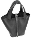 Picotin Lock 18 Tote Bag Noir - HERMES - BALAAN 5