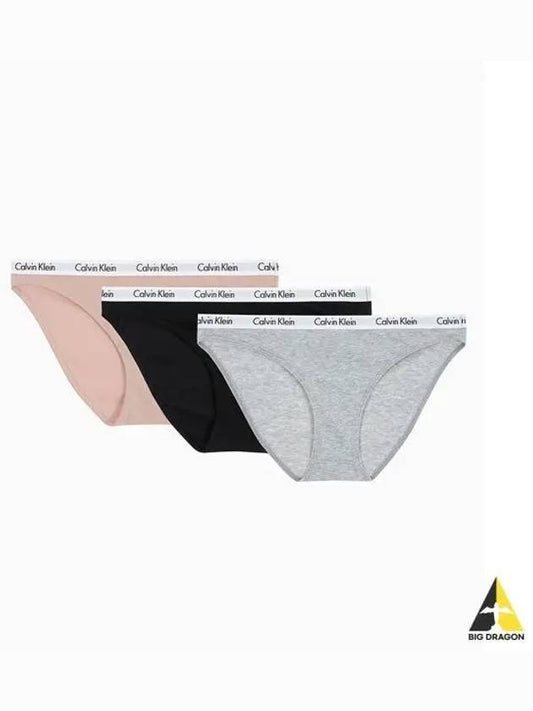 UNDERWEAR Women s Carousel 3PK Bikini Panties QP1258O69D - CALVIN KLEIN - BALAAN 1