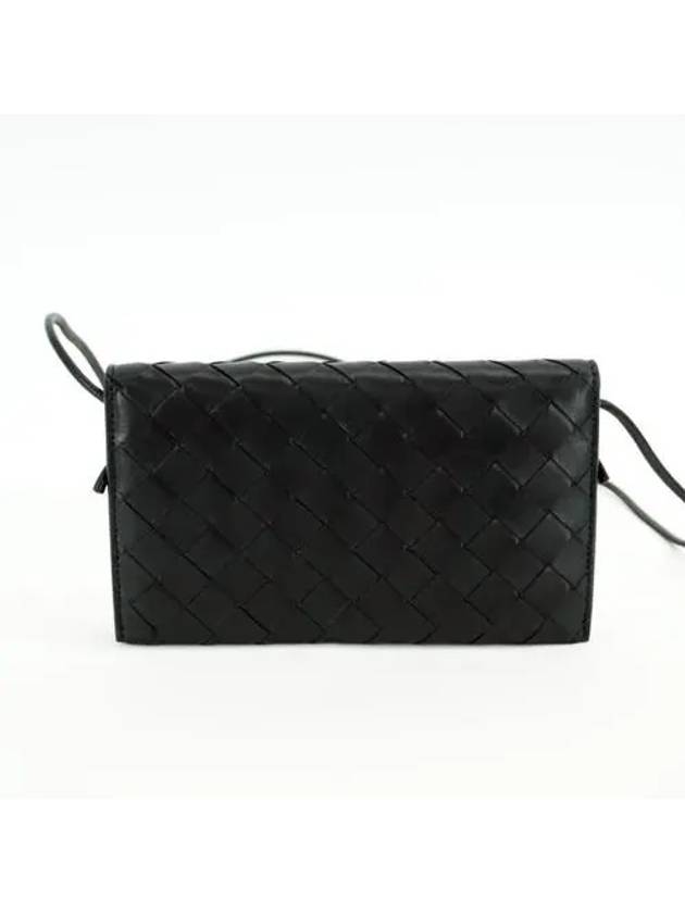 Intrecciato Willet Crossbody Bag Black 708586VCPP3 - BOTTEGA VENETA - BALAAN 4