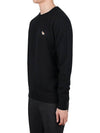 Baby Fox Patch Cozy Round Neck Knit Top Black - MAISON KITSUNE - BALAAN 4