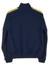 Quarter Zip Sweatshirt Navy - TORY BURCH - BALAAN 3