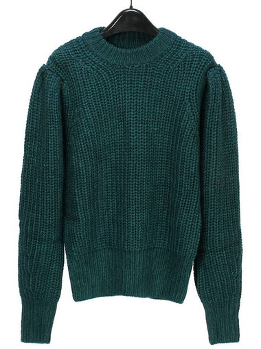 Isabel Marant PLEANE Sweater PU1066 075E 60GR GREEN IMA216ge - ISABEL MARANT - BALAAN 1