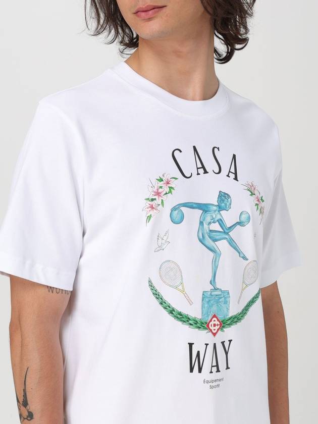 T-shirt di cotone con stampa Casa Way Casablanca - CASABLANCA - BALAAN 5