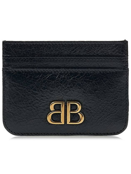 logo decorated leather card holder 7654632AAXB - BALENCIAGA - BALAAN 2