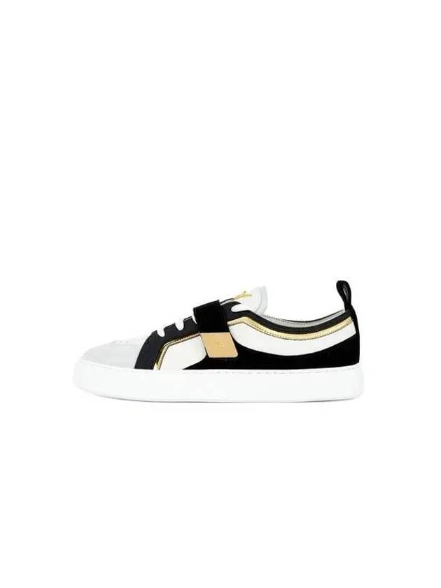 WOMEN OLIMPIC Suede Patch Sneakers White 271655 - GIUSEPPE ZANOTTI - BALAAN 1