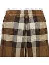 Men's Check Mesh Bermuda Shorts Dark Birch Brown - BURBERRY - BALAAN 10