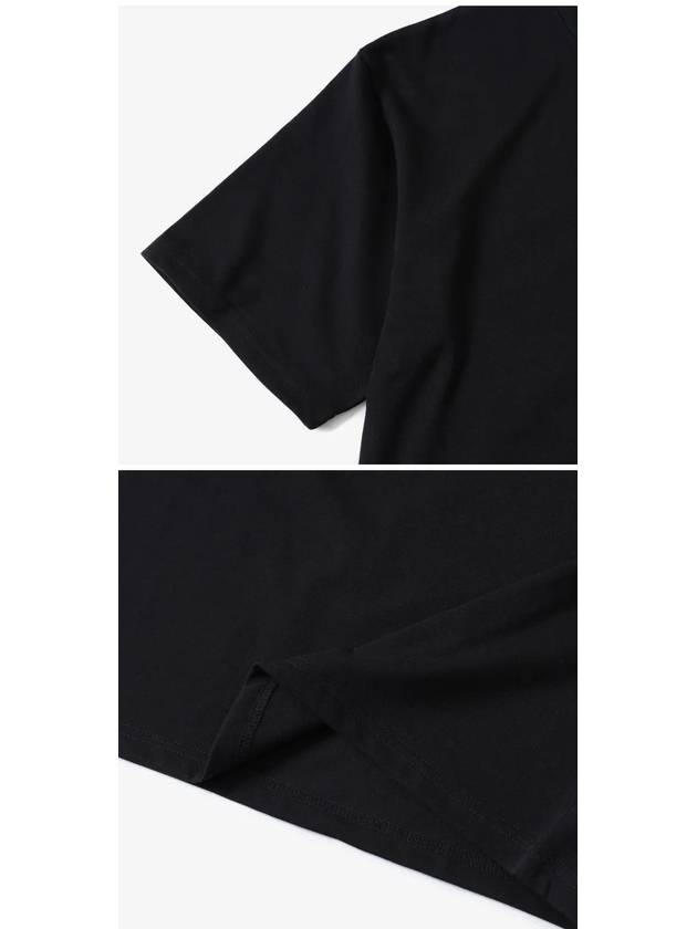 Crew Neck Poly Jersey Short Sleeve T-Shirt Black - NEEDLES - BALAAN 4