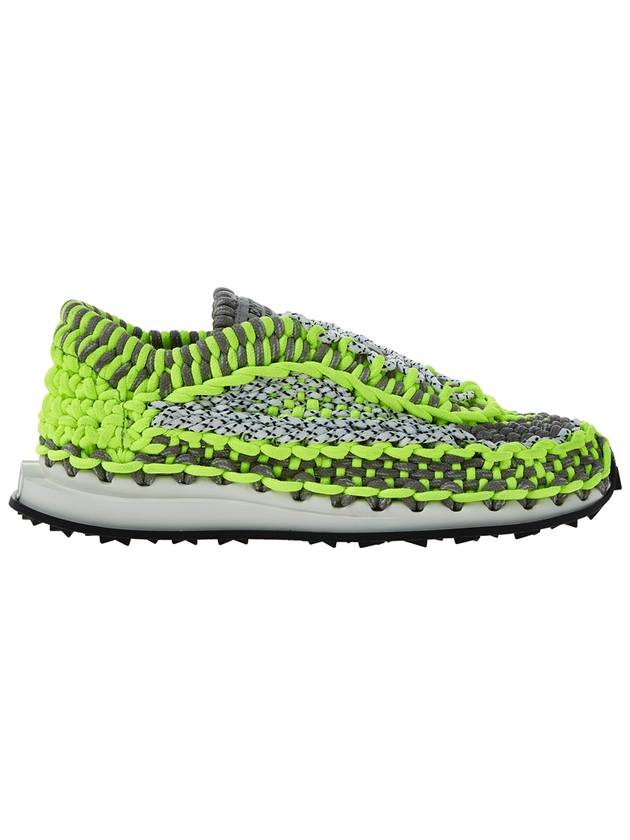 Crochet Low Top Sneakers Green - VALENTINO - BALAAN 1